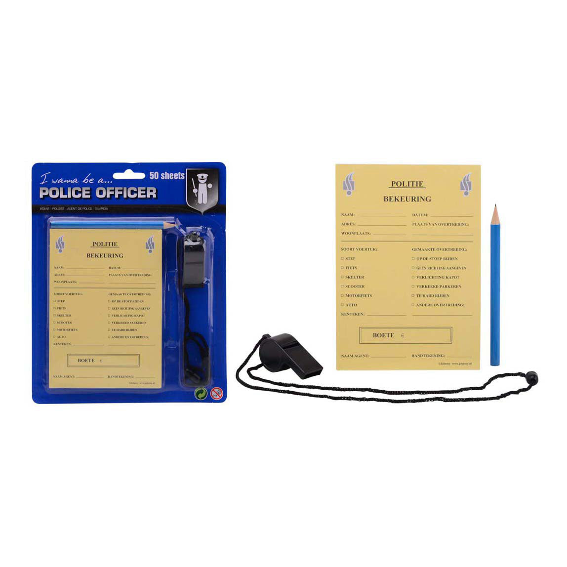Opuscolo coupon della polizia di Johntoy