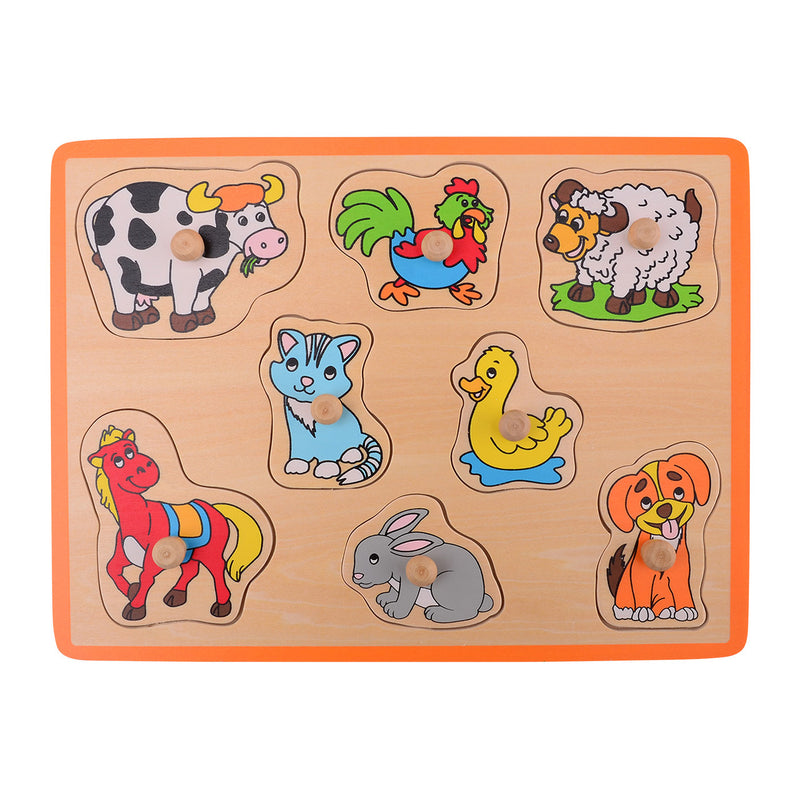 Juéco Madera Nick Puzzle Animales de granja