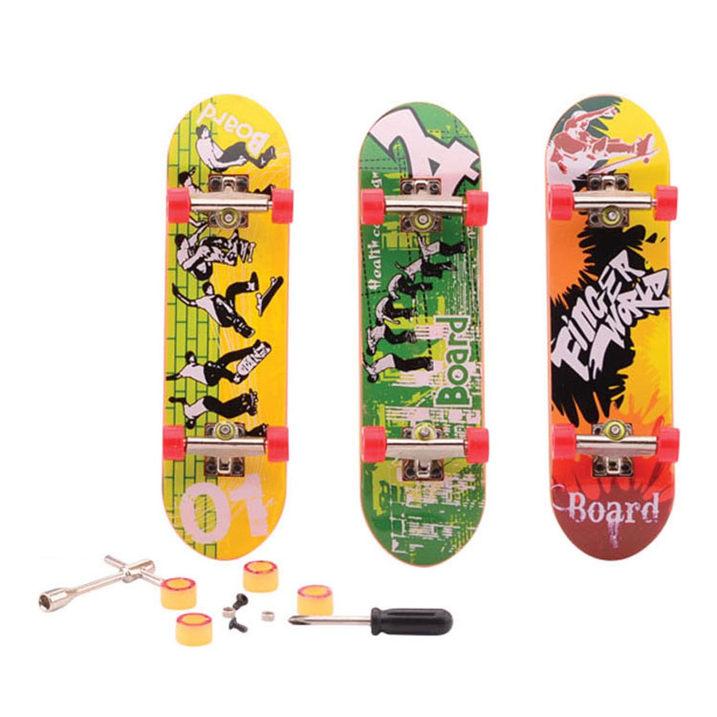 Skateboard di dita con accessori