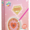 Moxy diamond paintinging spiegel ø8cm 3 assorti