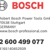 Bosch accessoires afzuigadapter 1st - 2600499077
