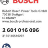 Bosch accessoires antisplinterplaatje voor gst bce 150 ce 5st - 2601016096