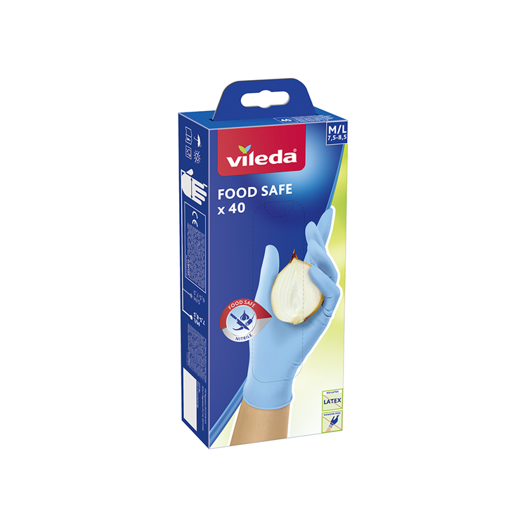 Vileda 1069902 - guanti per alimenti x40 | 12 pezzi