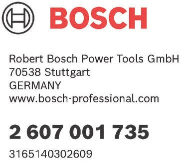 Accesorios Bosch punta extradura hexagonal 6, 49 mm 3 piezas - 2607001735