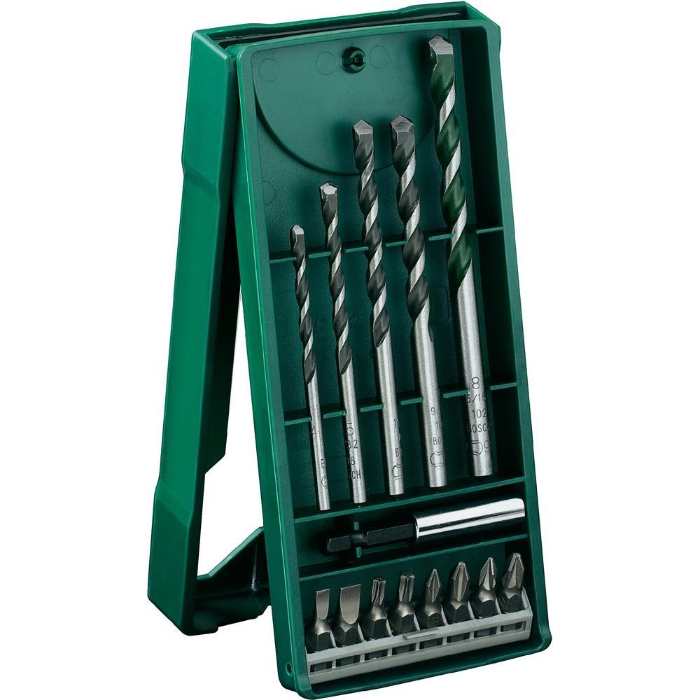 Bosch accessoires multifunctionele boor set 14-delig - voor hout, metaal en steen + schroefbitset - 2607017161