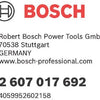 Bosch accessoires 44+1 delige schroefbitset en doppen in cassette - 2607017692