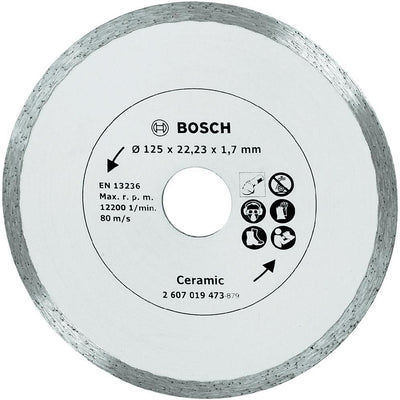 Accesorios Bosch disco de corte de diamante para baldosas cerámicas, ø 125 mm - 2607019473