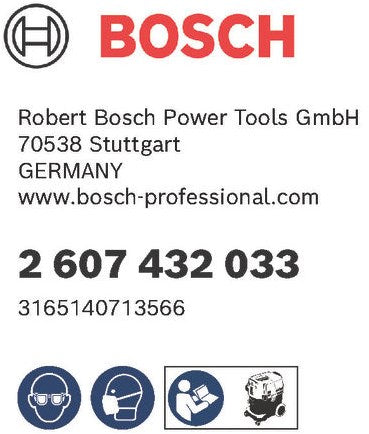 Accessori Bosch filtro plissettato piatto in cellulosa gas35-55 | 2607432033 - 2607432033