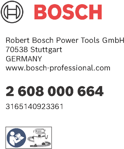 Accesorios bosch filtro bosch | para gas 18v-1 - 2608000664