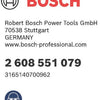 Accessori Bosch robusto set di chiavi a bussola da 1/4 | 50 mm | 6 pezzi | 6-13 mm-2608551079