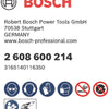 Bosch accessoires doorslijpschijven | metaal | 115x1,6 | 2608600214 - 2608600214