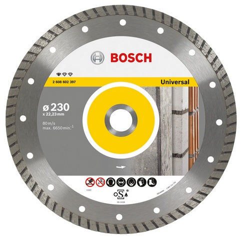 Accessori Bosch Disco da taglio diamantato 230mm professionale turbo | 2608602397 - 2608602397