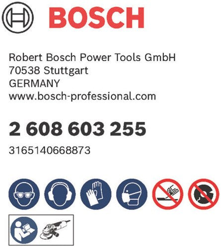 Accessori Bosch Dischi da taglio Bosch metallo acciaio inossidabile 125 mm x 1 mm | per 10 - 2608603255
