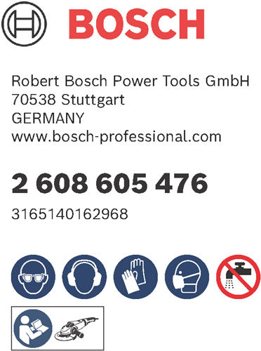 Bosch accesorios disco de lijado de fibra 125 r444, experto para metal, 60 - 2608605476