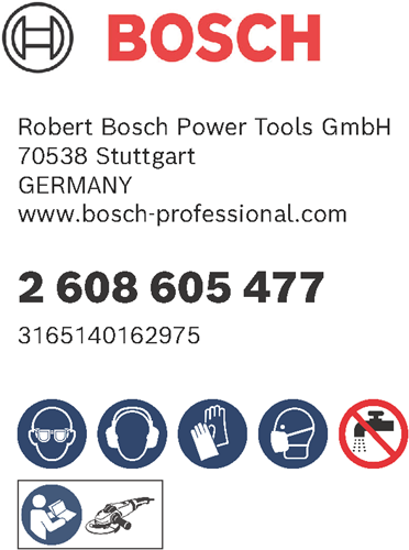 Accessori Bosch disco abrasivo in fibra 125 R444, Expert per metallo, 80 - 2608605477