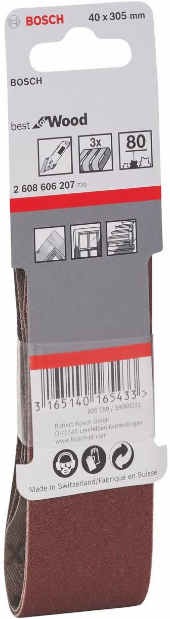 Accesorios bosch 3 neumáticos 13x457 x440, ideal para madera+pintura, k40 - 2608606203