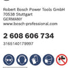 Bosch accessoires fiberschuurschijf 125 r574, best for metal , k80 - 2608606734