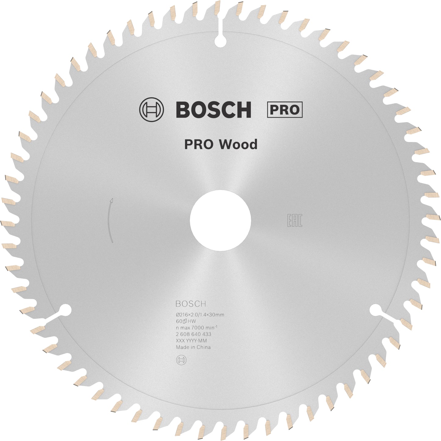 Accesorios bosch hoja de sierra circular optiline madera 216 x 30 x 2,0 mm, 60 1ud - 2608640433