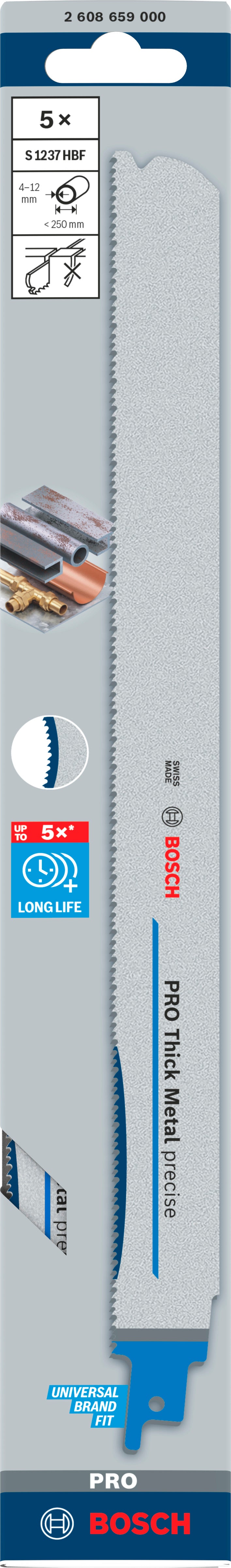 Bosch reciprozaagblad s1237hbf (5st)