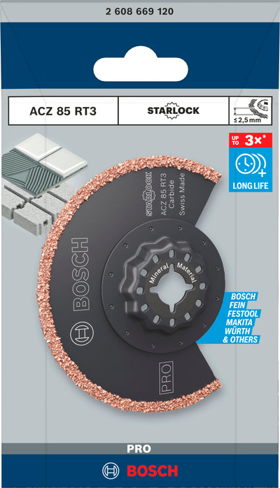 Accessori Bosch lama per sega multiutensile pro acz 85 rt3 | 85 x 2 |5 mm - 2608669120