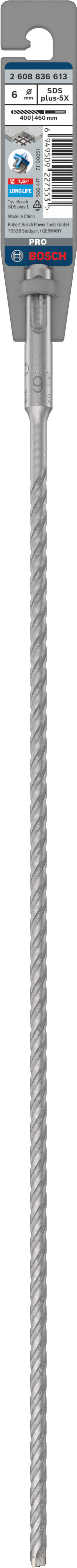 Trapano a percussione Bosch Accessories Pro sds plus-5x | 6 x 400 x 460 mm - 2608836613