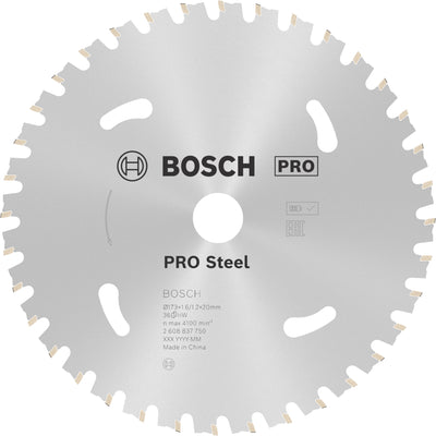 Accesorios Bosch hoja de sierra circular | norma para el acero | 173 mm | t36 2608837750