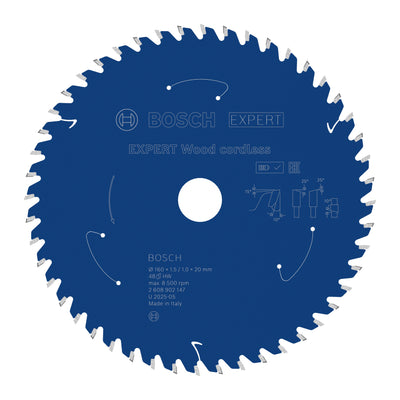 Bosch accessoires expert wood cordless cirkelzaagblad | 160 x 1,5 1 x 20 mm | t48 - 2608902147
