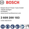 Accessori Bosch disco con perno lamellare 6 mm, 60, 60 mm, 40 mm - 2609200183