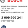Accessori Bosch non con filettatura fine tipo 59 10,6 x 0,72 x 10 mm 1000 pz - 2609200241