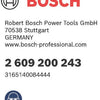 Accessori Bosch non con filettatura fine tipo 59 10,6 x 0,72 x 14 mm 1000 pz - 2609200243