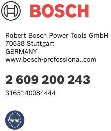 Accessori Bosch non con filettatura fine tipo 59 10,6 x 0,72 x 14 mm 1000 pz - 2609200243