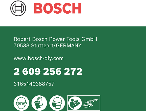 Accesorios Bosch Placa lijadora de goma para amoladoras angulares, sistema de velcro | 125 mm - 2609256272