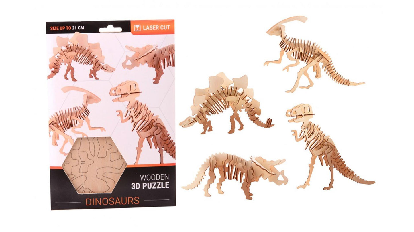 Kit di edificio in legno Dinosaurus 3D