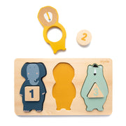 Trixie houten telpuzzel dieren, 6st. - afbeelding 2