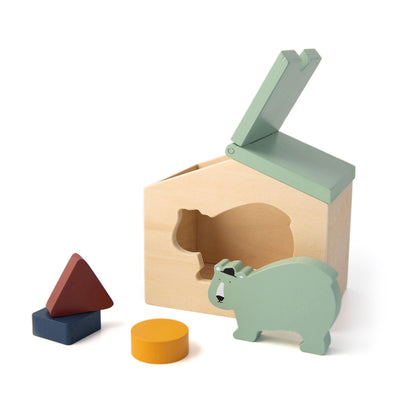 Trixie Wooden House con bloques Sr. Oso