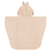 Trixie poncho - mrs. rabbit - 100% biologisch katoen - badcape kind met capuchon - met leuke details - afbeelding 2