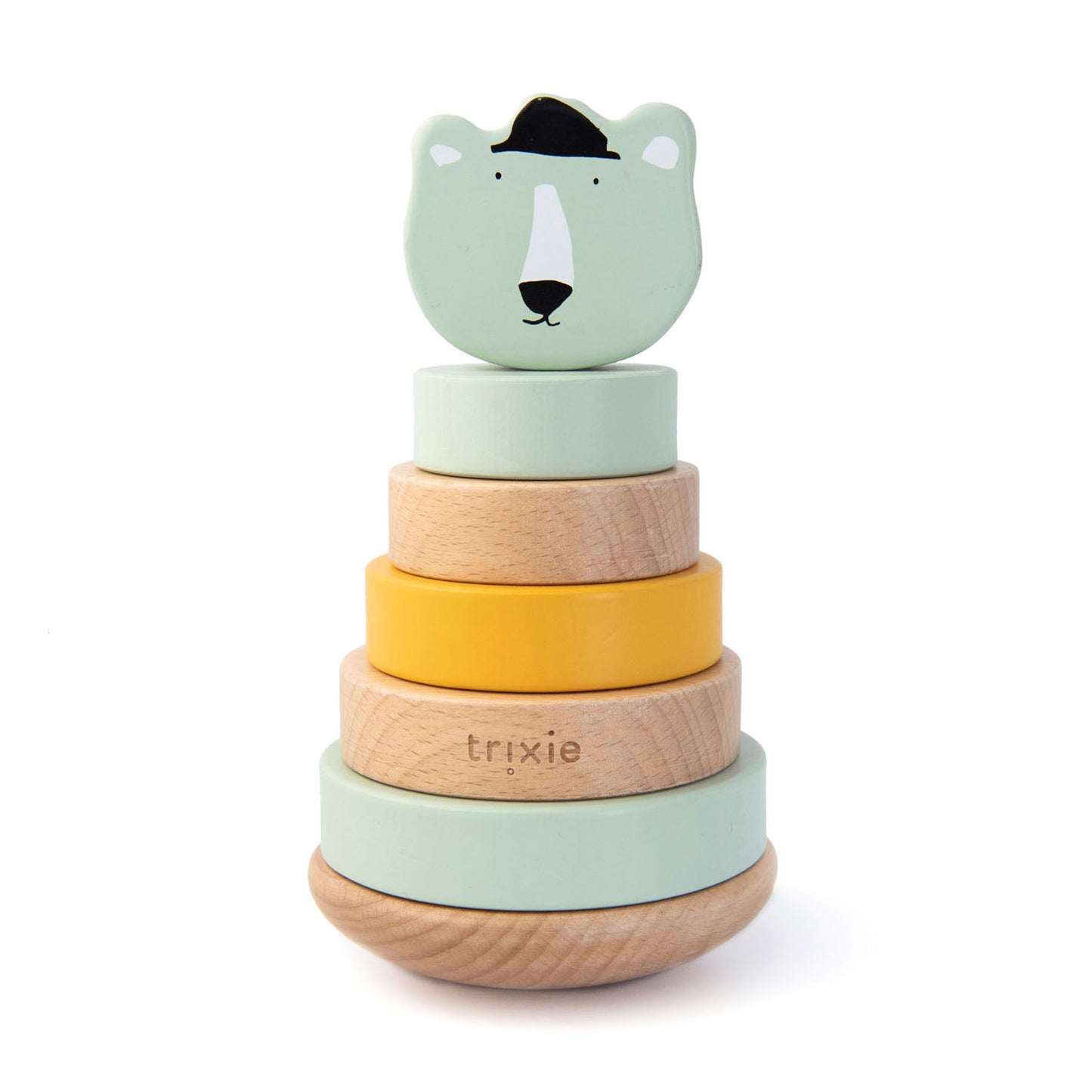 Trixie Wooden impilando i giocattoli Mr. Bear, 7dlg.