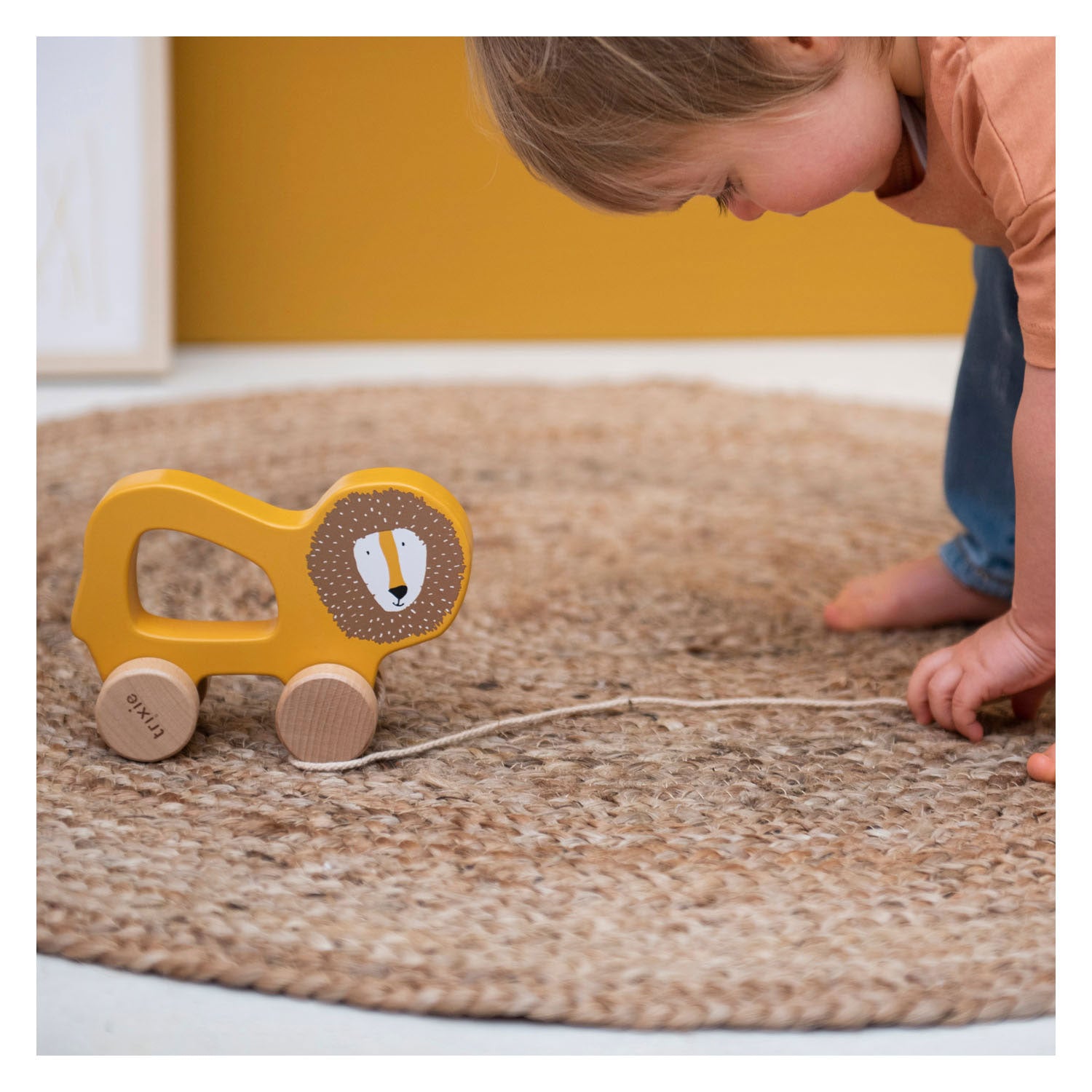 Trixie Figura da tirare in legno Mr. Leone