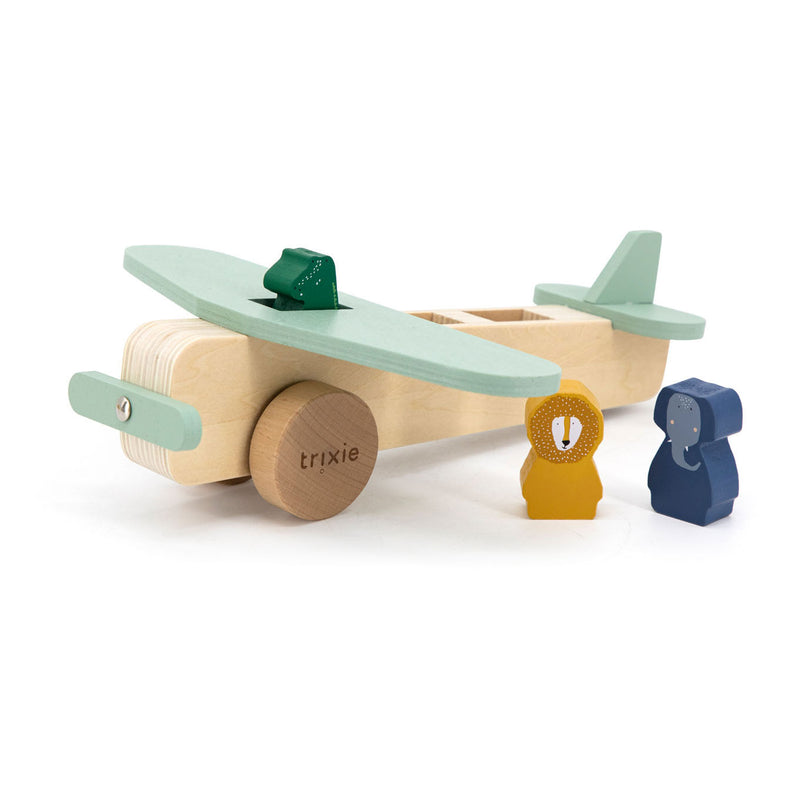 Trixie avión de madera de madera
