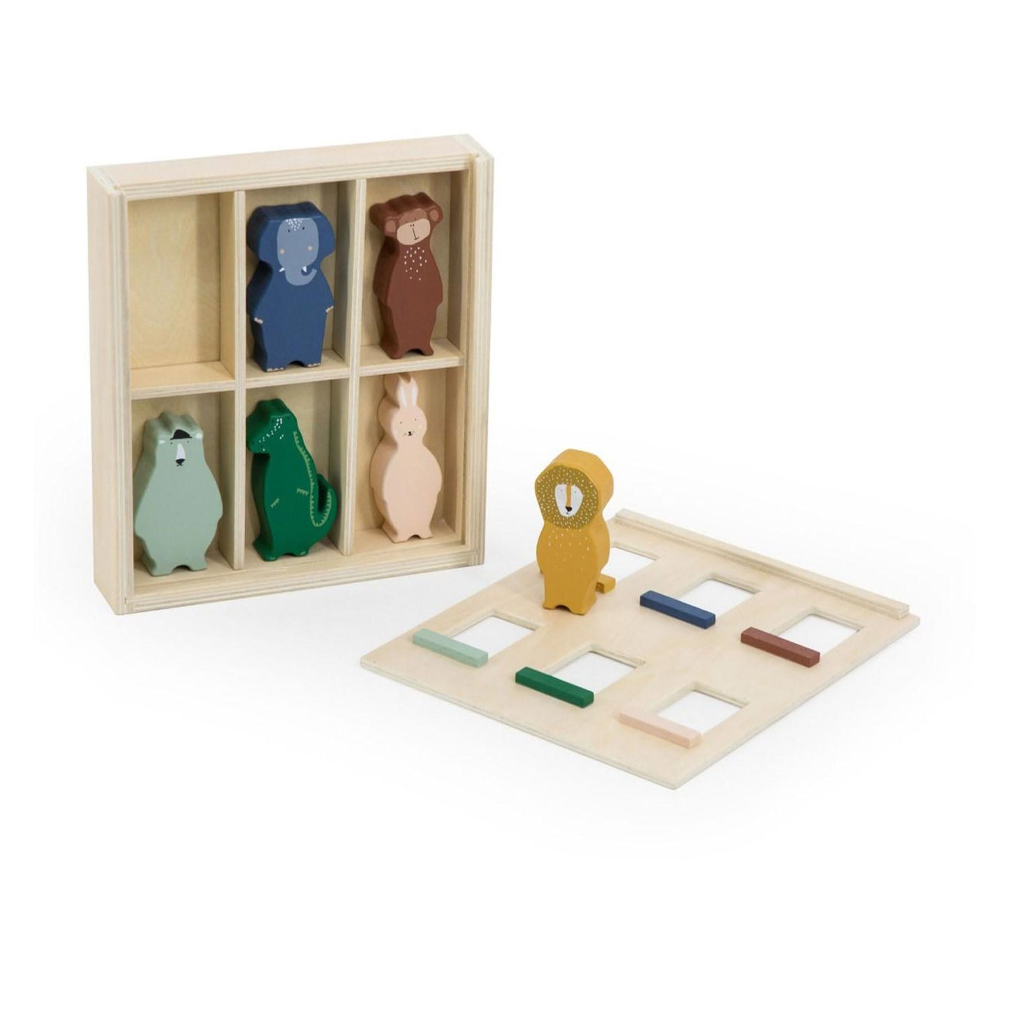 Trixie houten dieren appartement met dieren