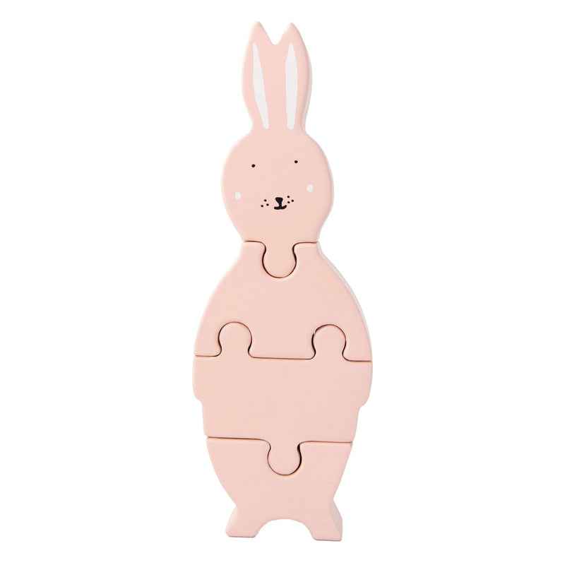 Trixie Wooden Animal Ex puzzle Mrs. Rabbit, 4st.