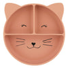 Tablero de silicona Trixie con compartimentos y taza de succión Sra. gato