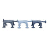 Trixie dierenspel met zuignappen – mrs. elephant – 3-delige badpretset van siliconen - blauw