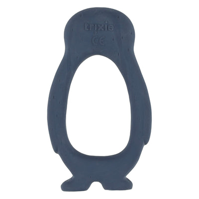 Trixie natuurlijk rubber grijpspeeltje - mr. penguin