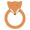 Trixie natuurlijk rubber ronde bijtring - mr. fox