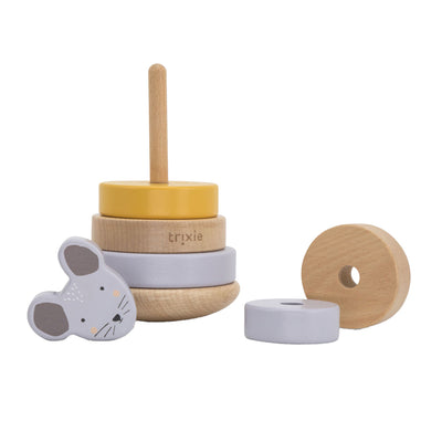 Torre de apilamiento de madera Trixie Sra. ratón