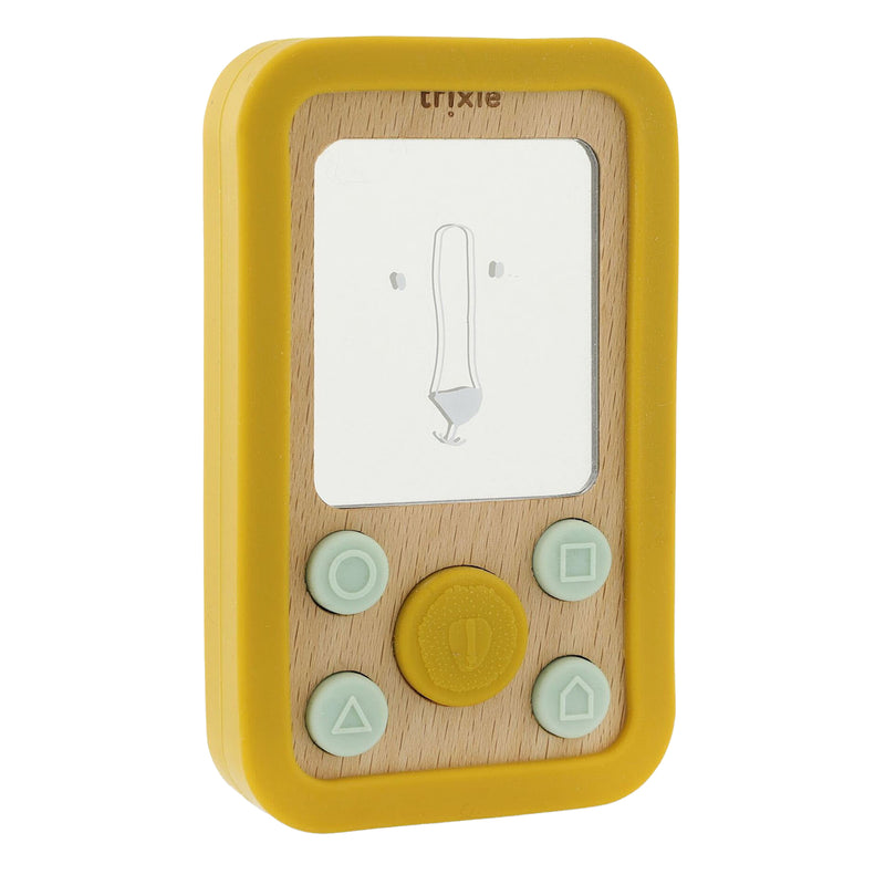 Trixie Wooden Silicone Bebé Teléfono Sr. Lion