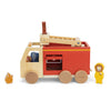 Trixie houten dieren brandweerwagen
