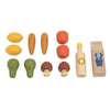 Trixie houten boodschappenset, 12dlg.
