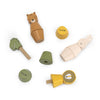 Trixie houten schroefdieren, 12dlg.